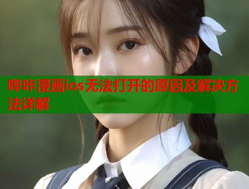 哔咔漫画ios无法打开的原因及解决方法详解